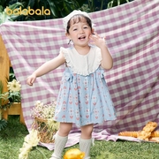 巴拉巴拉女婴童连衣裙夏装洛丽塔裙子洋气公主裙208222111003