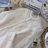 法式白色蕾丝钩花衬衫女春季设计感小众洋气减龄泡泡袖上衣仙