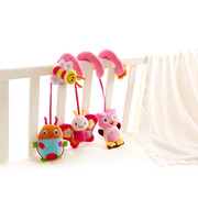 婴儿床铃床绕宝宝毛绒音乐车挂件饰床头风铃益智男女孩玩具0-1岁