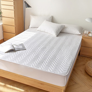 全棉床笠加厚夹棉席梦思床垫，防滑保护套1.8米纯棉，床罩单件定