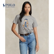 Polo小熊平纹针织T恤