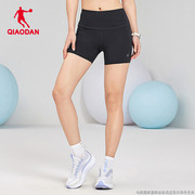 乔丹短裤女2024年夏季女子马拉松紧身弹力透气运动裤