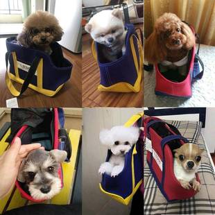 日本道格便携外出宠物背包猫包狗包宠物包包泰迪外带包袋子(包袋子)手提拎