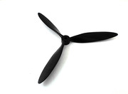 Dynam迪乐美塑胶三叶螺旋桨10x7 像真机电动桨遥控模型固定翼飞机