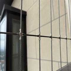 隐形防盗网钢丝防护网阳