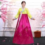 韩国宫廷改良韩服大长今古装朝鲜服装鲜族服女成人民族舞蹈演
