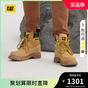 cat卡特春夏男女同款户外经典黄靴户外牛皮工装靴低靴大黄靴