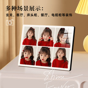 六宫格定制相框儿童相片摆台洗照片，打印冲印做成情侣宝宝水晶画框