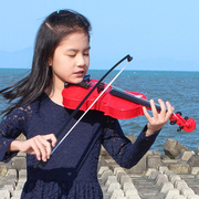 小提琴儿童乐器玩具仿真可弹奏道具假拉女孩初学者3岁上演出练习