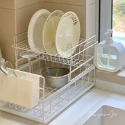 日式厨房家居置物架 大号碗碟沥水架收纳架碗筷碗盘水杯整理架