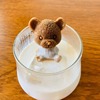 网红ins小熊冰块模具创意冰熊硅胶制冰模具立体冰冻咖啡奶茶冰雕