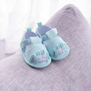 宝宝凉鞋夏季6-12个月男婴儿凉鞋子布鞋软底防滑0-1岁3女学步不掉