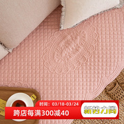 韩国进口水洗棉柔软绗缝防滑沙发垫组合三人真皮椅垫坐垫飘窗垫