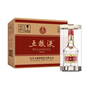 直播五粮液52度500ml*6 第八代普五浓香型白酒 原箱