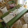 棉麻纯色布艺餐桌布茶几布现代(布现代)简约美式乡村西餐桌旗桌布长方形