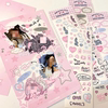 更新韩国lovethings文字相框装饰贴可爱咕卡手账装饰