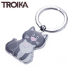 德国troika钥匙扣猫咪，挂件书包女生可爱创意，卡通动物汽车钥匙链