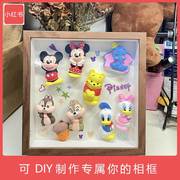 迷你小石膏娃娃涂色玩具儿童，彩绘染色白胚摆摊卡通diy画画小礼物