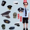 儿童警察帽男女贝雷帽儿，童男交警帽男童，女童迷彩特种兵帽子