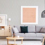 现代简约欧式素色条纹无纺布，墙纸波纹凌形客厅，卧室家装刷胶壁纸
