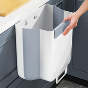 厨房垃圾桶挂式家用厨余分类可折叠橱柜门壁挂卫生间厕所收纳纸篓