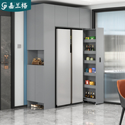 嵌入式冰箱柜子组合储物柜客厅，家用小户型鞋柜餐边柜，一体靠墙高柜