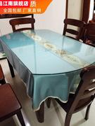 餐桌玻璃台面钢化家用定制茶几餐桌玻璃板台面订制圆形长方形异形