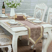 网红欧式美式桌旗新古典现代家居装饰奢华餐桌旗茶几桌布多色可定