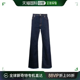 香港直邮lanvin徽标中腰牛仔长裤rm-tr0147-d006-a23