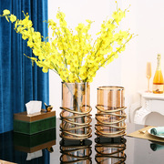 美式创意花瓶摆件轻奢风仿真干花客厅餐桌电视柜现代家居软装饰品
