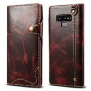 适用于Samsung三星galaxy Note9手机壳note9插卡皮套leather case