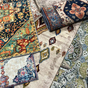 加厚仿羊绒地毯北欧摩洛哥美式客厅地毯民族风茶几沙发卧室床边毯