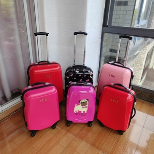 ido品牌18寸旅行箱20寸登机箱，24寸拉杆箱abs+pc行李箱，微瑕疵