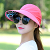 遮阳帽子空顶女夏季户外运动防晒太阳帽骑行沙滩，旅游棒球帽垂钓男