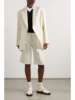 The Row2023系列乳白色双排扣羊毛混纺Cosima西装外套