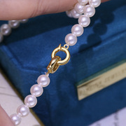 diy饰品配件s925纯银珍珠，项链扣连接扣手链，搭扣手工接头扣头
