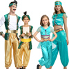 阿拉丁神灯万圣节成人cosplay服装，儿童化妆舞会，阿拉伯茉莉公主