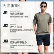 特种兵短袖t恤男黑色，中国军迷男装，体能训练运动衣服青年修身上衣