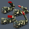 宝宝玩具小汽车男孩儿童惯性，军事车核导弹车，大炮火箭弹发射车模型