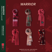 回力红色系列围巾，女冬季防风防寒保暖围脖，圣诞新年氛围感送女朋友