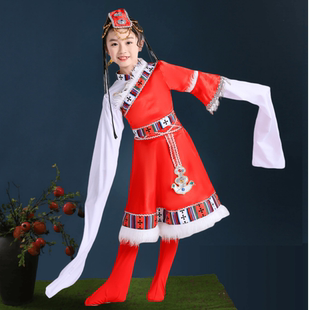 水袖舞蹈服上衣女藏族袖子民族练功服甩袖演出考级惊鸿舞采薇戏曲
