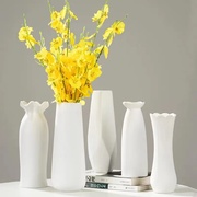 简约现代陶瓷花瓶北欧客厅餐桌插花装饰摆件玫瑰花水养花瓶