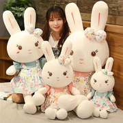 毛绒玩具兔子可爱床上女孩公主萌大号小白兔，玩偶公仔小兔子布娃娃