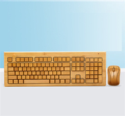 奔步竹木无线键鼠竹子键盘三键区支持电脑笔记本通用商务办公