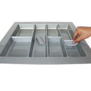 橱柜塑料叉盘 厨房厨柜抽屉分类收纳分格整理分隔盒 自由组合