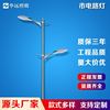 路灯杆生产10米11m150w大功率，led路灯市政工程，高低臂路灯价格
