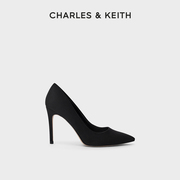 热品回归charles&keith女鞋ck1-60361344女士尖头，高跟单鞋婚鞋女