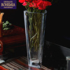 捷克波西米亚 进口 透明水晶玻璃花瓶  个性花瓶 商务