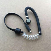 迪泰达对讲机耳机入耳式耳塞耳机，线空气导管耳麦通用型小贝壳耳机