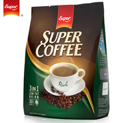 马来西亚进口Super/超级牌特浓3合1速溶咖啡540g/袋 30条装 1袋
